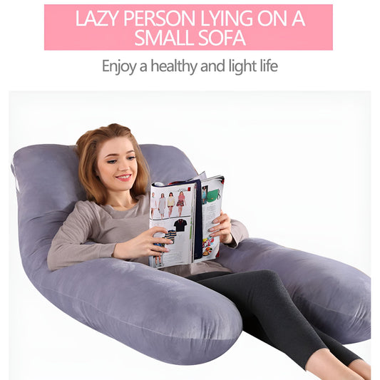 U Shaped Pregnancy Pillow, U Shaped Sleeping Pillow for Pregnant, Maternity Pillow U-Shaped Full Body Pregnancy Pillow, Side Sleeper Pillows for Adults