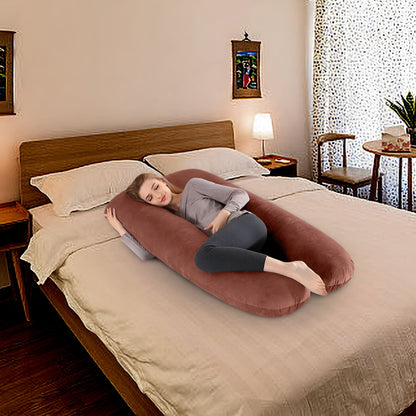 U Shaped Pregnancy Pillow, U Shaped Sleeping Pillow for Pregnant, Maternity Pillow U-Shaped Full Body Pregnancy Pillow, Side Sleeper Pillows for Adults