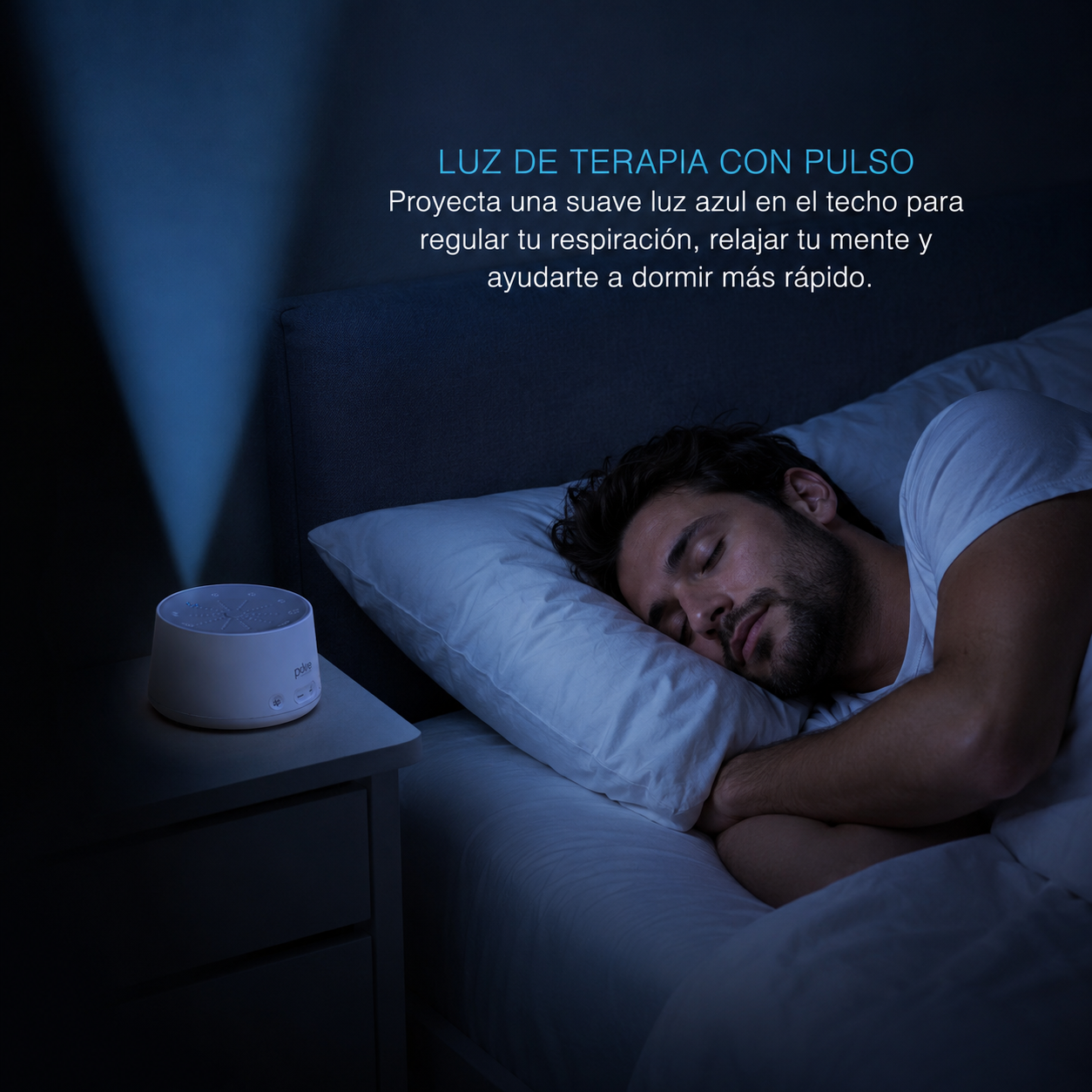 PORE™ Máquina de Sonido Inteligente con Luz de Relajación
