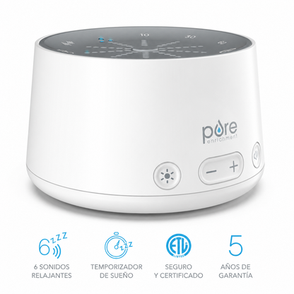 PORE™ Máquina de Sonido Inteligente con Luz de Relajación