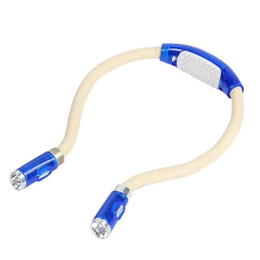 Book Reading Crocheting Light Adjustable 360° Angle Flexible Handsfree Led Neck Light Hug Reading Lamp Led Night Flashlight
